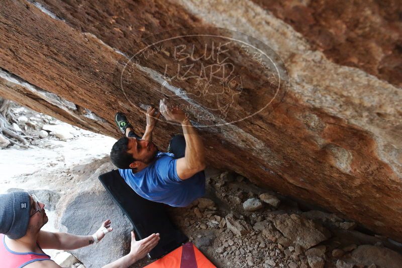 Bouldering in Hueco Tanks on 02/09/2019 with Blue Lizard Climbing and Yoga

Filename: SRM_20190209_1654550.jpg
Aperture: f/5.6
Shutter Speed: 1/250
Body: Canon EOS-1D Mark II
Lens: Canon EF 16-35mm f/2.8 L