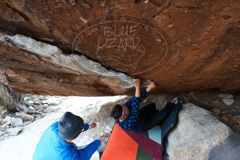 Bouldering in Hueco Tanks on 02/09/2019 with Blue Lizard Climbing and Yoga

Filename: SRM_20190209_1720030.jpg
Aperture: f/5.6
Shutter Speed: 1/250
Body: Canon EOS-1D Mark II
Lens: Canon EF 16-35mm f/2.8 L