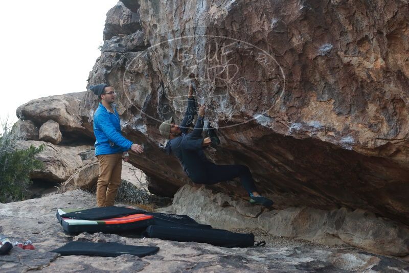 Bouldering in Hueco Tanks on 02/09/2019 with Blue Lizard Climbing and Yoga

Filename: SRM_20190209_1813150.jpg
Aperture: f/4.0
Shutter Speed: 1/250
Body: Canon EOS-1D Mark II
Lens: Canon EF 50mm f/1.8 II