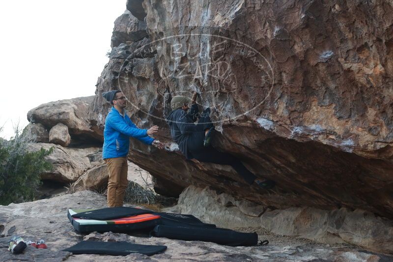 Bouldering in Hueco Tanks on 02/09/2019 with Blue Lizard Climbing and Yoga

Filename: SRM_20190209_1813290.jpg
Aperture: f/4.5
Shutter Speed: 1/250
Body: Canon EOS-1D Mark II
Lens: Canon EF 50mm f/1.8 II