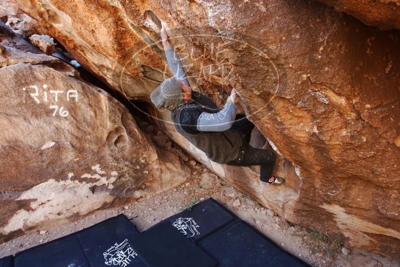 Bouldering in Hueco Tanks on 02/17/2019 with Blue Lizard Climbing and Yoga

Filename: SRM_20190217_1105250.jpg
Aperture: f/5.6
Shutter Speed: 1/125
Body: Canon EOS-1D Mark II
Lens: Canon EF 16-35mm f/2.8 L