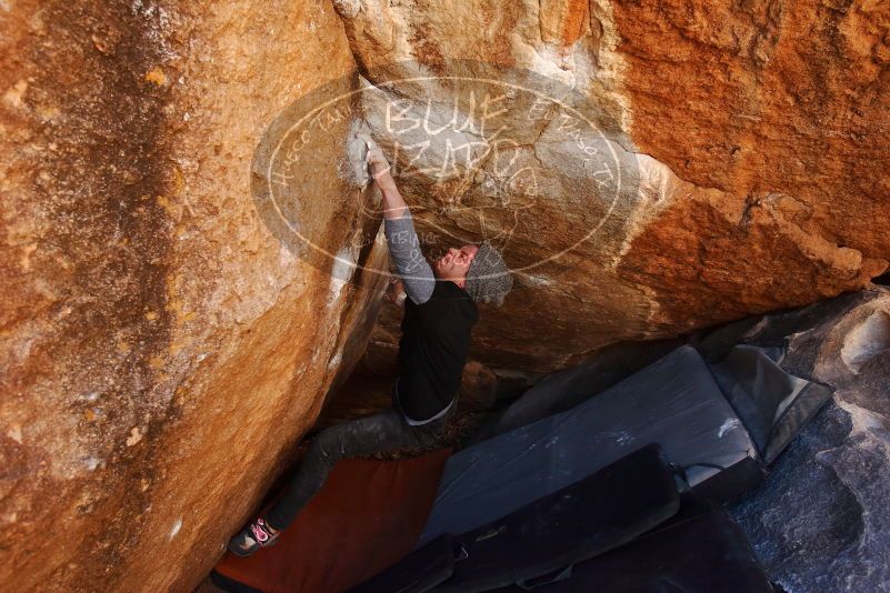 Bouldering in Hueco Tanks on 02/17/2019 with Blue Lizard Climbing and Yoga

Filename: SRM_20190217_1215591.jpg
Aperture: f/4.5
Shutter Speed: 1/400
Body: Canon EOS-1D Mark II
Lens: Canon EF 16-35mm f/2.8 L