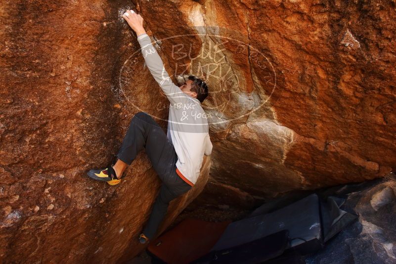 Bouldering in Hueco Tanks on 02/17/2019 with Blue Lizard Climbing and Yoga

Filename: SRM_20190217_1218030.jpg
Aperture: f/4.5
Shutter Speed: 1/640
Body: Canon EOS-1D Mark II
Lens: Canon EF 16-35mm f/2.8 L