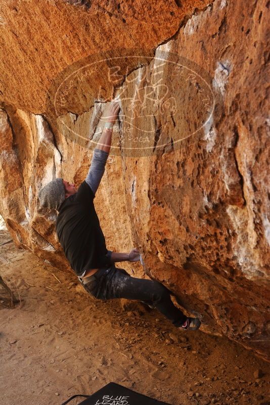 Bouldering in Hueco Tanks on 02/17/2019 with Blue Lizard Climbing and Yoga

Filename: SRM_20190217_1353300.jpg
Aperture: f/5.0
Shutter Speed: 1/400
Body: Canon EOS-1D Mark II
Lens: Canon EF 50mm f/1.8 II