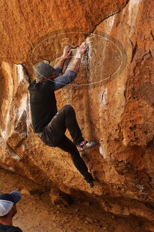 Bouldering in Hueco Tanks on 02/17/2019 with Blue Lizard Climbing and Yoga

Filename: SRM_20190217_1401000.jpg
Aperture: f/4.0
Shutter Speed: 1/250
Body: Canon EOS-1D Mark II
Lens: Canon EF 50mm f/1.8 II