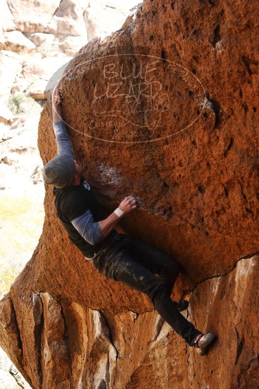 Bouldering in Hueco Tanks on 02/17/2019 with Blue Lizard Climbing and Yoga
Filename: SRM_20190217_1401191.jpg
Aperture: f/5.6
Shutter Speed: 1/250
Body: Canon EOS-1D Mark II
Lens: Canon EF 50mm f/1.8 II