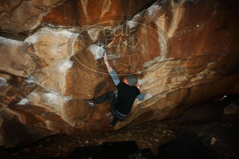 Bouldering in Hueco Tanks on 02/17/2019 with Blue Lizard Climbing and Yoga

Filename: SRM_20190217_1529210.jpg
Aperture: f/8.0
Shutter Speed: 1/250
Body: Canon EOS-1D Mark II
Lens: Canon EF 16-35mm f/2.8 L