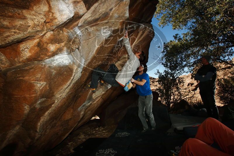 Bouldering in Hueco Tanks on 02/17/2019 with Blue Lizard Climbing and Yoga
Filename: SRM_20190217_1539170.jpg
Aperture: f/8.0
Shutter Speed: 1/250
Body: Canon EOS-1D Mark II
Lens: Canon EF 16-35mm f/2.8 L