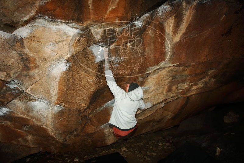 Bouldering in Hueco Tanks on 02/17/2019 with Blue Lizard Climbing and Yoga
Filename: SRM_20190217_1601330.jpg
Aperture: f/8.0
Shutter Speed: 1/250
Body: Canon EOS-1D Mark II
Lens: Canon EF 16-35mm f/2.8 L