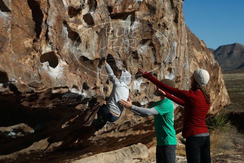 Bouldering in Hueco Tanks on 02/22/2019 with Blue Lizard Climbing and Yoga
Filename: SRM_20190222_1006270.jpg
Aperture: f/4.0
Shutter Speed: 1/1250
Body: Canon EOS-1D Mark II
Lens: Canon EF 50mm f/1.8 II