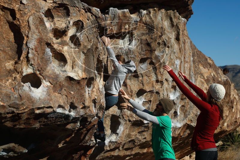 Bouldering in Hueco Tanks on 02/22/2019 with Blue Lizard Climbing and Yoga

Filename: SRM_20190222_1006490.jpg
Aperture: f/4.0
Shutter Speed: 1/1250
Body: Canon EOS-1D Mark II
Lens: Canon EF 50mm f/1.8 II