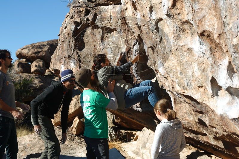 Bouldering in Hueco Tanks on 02/22/2019 with Blue Lizard Climbing and Yoga

Filename: SRM_20190222_1014060.jpg
Aperture: f/4.0
Shutter Speed: 1/500
Body: Canon EOS-1D Mark II
Lens: Canon EF 50mm f/1.8 II