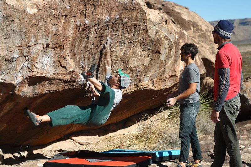 Bouldering in Hueco Tanks on 02/22/2019 with Blue Lizard Climbing and Yoga

Filename: SRM_20190222_1042060.jpg
Aperture: f/4.0
Shutter Speed: 1/640
Body: Canon EOS-1D Mark II
Lens: Canon EF 50mm f/1.8 II