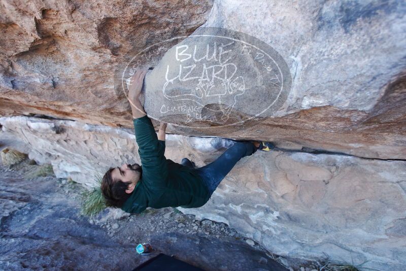 Bouldering in Hueco Tanks on 02/22/2019 with Blue Lizard Climbing and Yoga

Filename: SRM_20190222_1102500.jpg
Aperture: f/4.0
Shutter Speed: 1/250
Body: Canon EOS-1D Mark II
Lens: Canon EF 16-35mm f/2.8 L