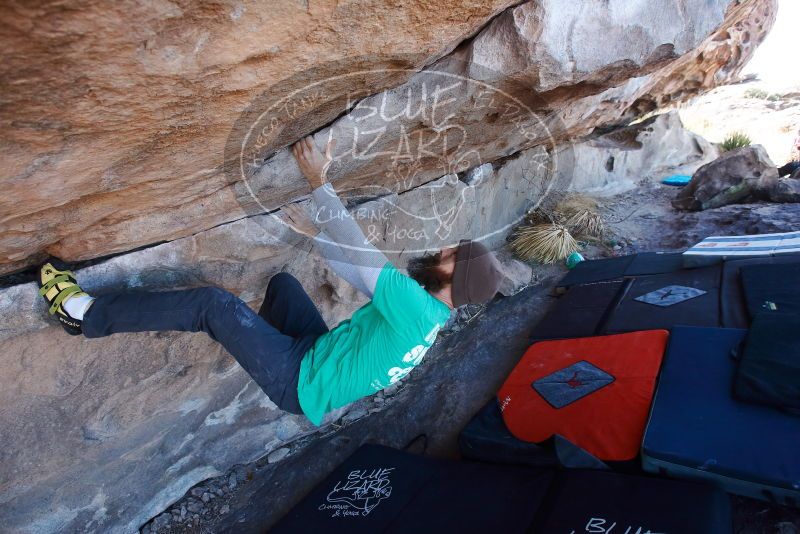 Bouldering in Hueco Tanks on 02/22/2019 with Blue Lizard Climbing and Yoga
Filename: SRM_20190222_1122560.jpg
Aperture: f/5.6
Shutter Speed: 1/250
Body: Canon EOS-1D Mark II
Lens: Canon EF 16-35mm f/2.8 L