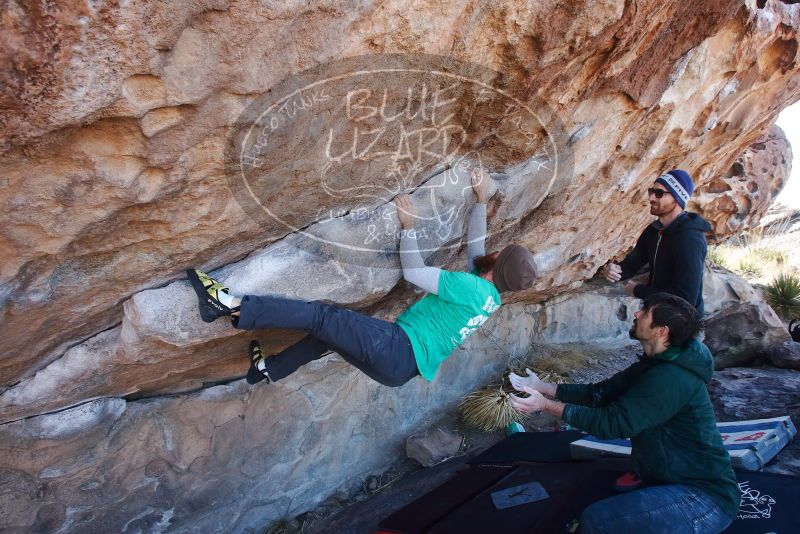 Bouldering in Hueco Tanks on 02/22/2019 with Blue Lizard Climbing and Yoga

Filename: SRM_20190222_1123380.jpg
Aperture: f/7.1
Shutter Speed: 1/250
Body: Canon EOS-1D Mark II
Lens: Canon EF 16-35mm f/2.8 L