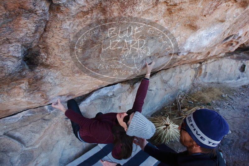 Bouldering in Hueco Tanks on 02/22/2019 with Blue Lizard Climbing and Yoga

Filename: SRM_20190222_1149510.jpg
Aperture: f/5.6
Shutter Speed: 1/250
Body: Canon EOS-1D Mark II
Lens: Canon EF 16-35mm f/2.8 L