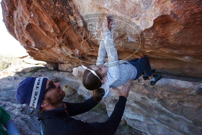 Bouldering in Hueco Tanks on 02/22/2019 with Blue Lizard Climbing and Yoga
Filename: SRM_20190222_1153090.jpg
Aperture: f/8.0
Shutter Speed: 1/250
Body: Canon EOS-1D Mark II
Lens: Canon EF 16-35mm f/2.8 L