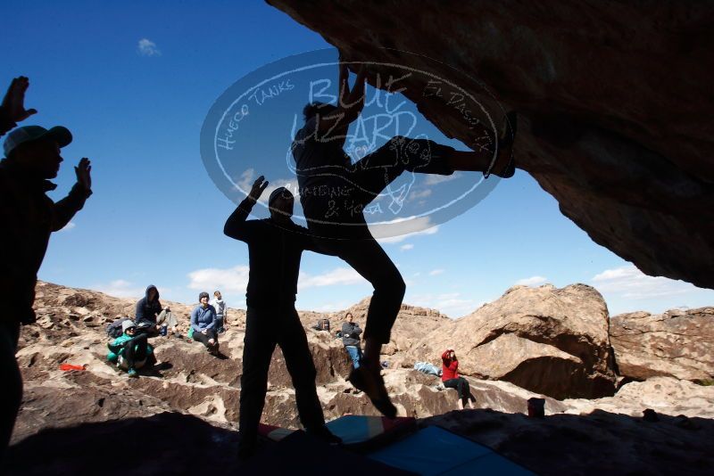Bouldering in Hueco Tanks on 02/22/2019 with Blue Lizard Climbing and Yoga

Filename: SRM_20190222_1229290.jpg
Aperture: f/16.0
Shutter Speed: 1/250
Body: Canon EOS-1D Mark II
Lens: Canon EF 16-35mm f/2.8 L