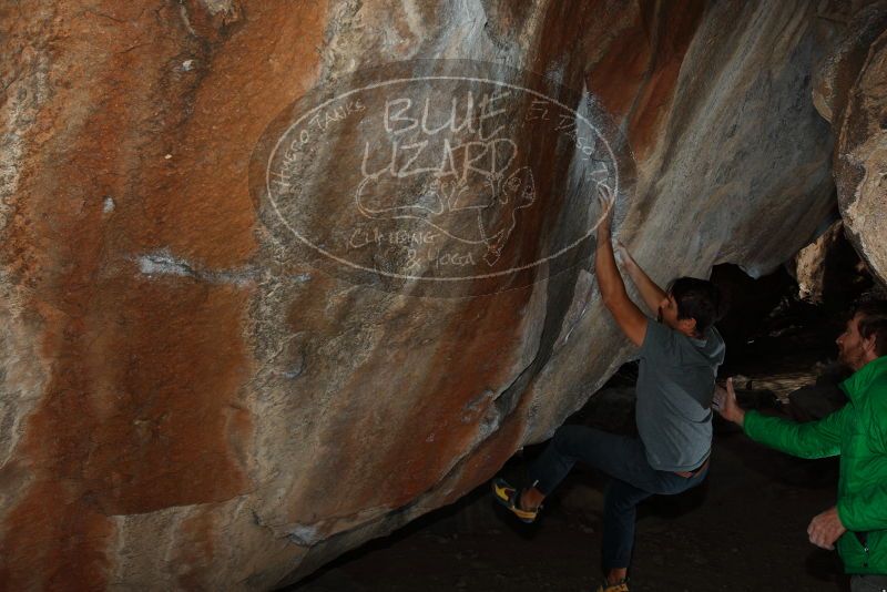 Bouldering in Hueco Tanks on 02/22/2019 with Blue Lizard Climbing and Yoga

Filename: SRM_20190222_1346240.jpg
Aperture: f/7.1
Shutter Speed: 1/250
Body: Canon EOS-1D Mark II
Lens: Canon EF 16-35mm f/2.8 L