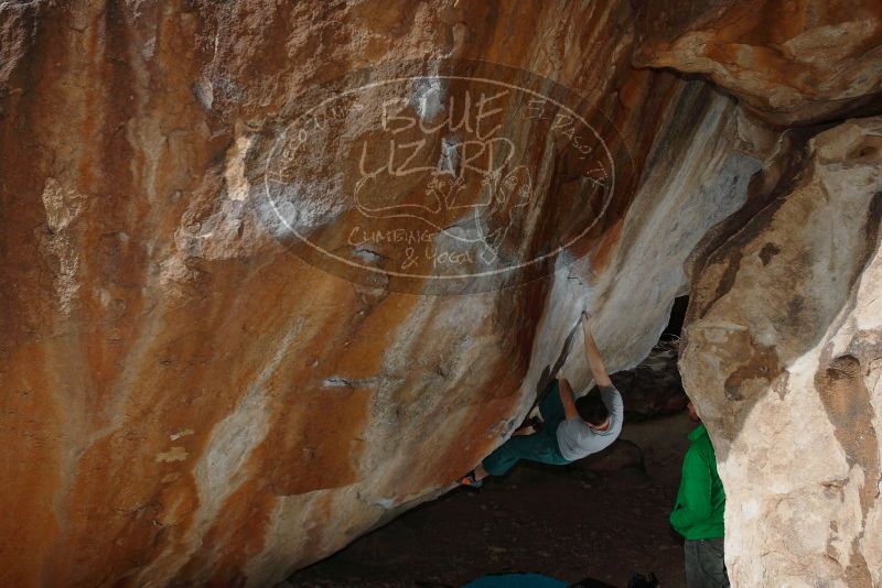 Bouldering in Hueco Tanks on 02/22/2019 with Blue Lizard Climbing and Yoga

Filename: SRM_20190222_1354470.jpg
Aperture: f/7.1
Shutter Speed: 1/250
Body: Canon EOS-1D Mark II
Lens: Canon EF 16-35mm f/2.8 L