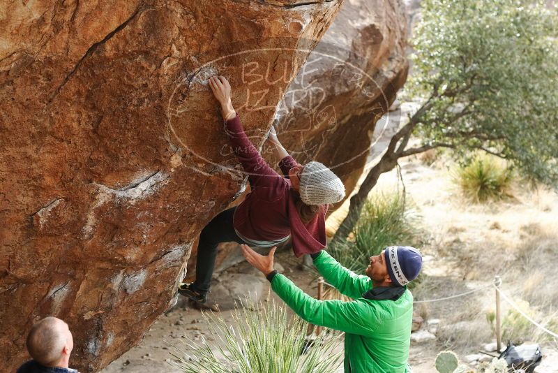 Bouldering in Hueco Tanks on 02/22/2019 with Blue Lizard Climbing and Yoga

Filename: SRM_20190222_1537111.jpg
Aperture: f/4.0
Shutter Speed: 1/500
Body: Canon EOS-1D Mark II
Lens: Canon EF 50mm f/1.8 II