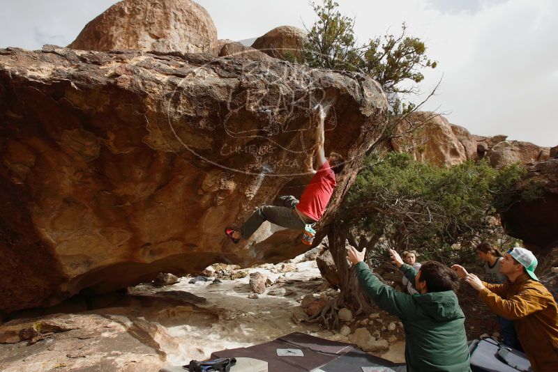 Bouldering in Hueco Tanks on 02/22/2019 with Blue Lizard Climbing and Yoga

Filename: SRM_20190222_1634240.jpg
Aperture: f/5.6
Shutter Speed: 1/500
Body: Canon EOS-1D Mark II
Lens: Canon EF 16-35mm f/2.8 L