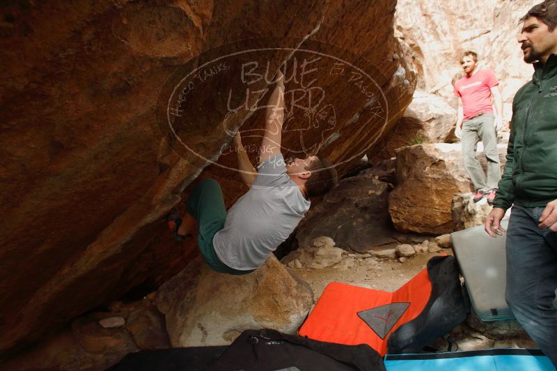 Bouldering in Hueco Tanks on 02/22/2019 with Blue Lizard Climbing and Yoga

Filename: SRM_20190222_1645450.jpg
Aperture: f/4.5
Shutter Speed: 1/400
Body: Canon EOS-1D Mark II
Lens: Canon EF 16-35mm f/2.8 L