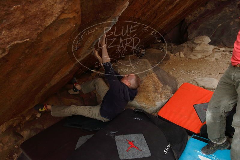 Bouldering in Hueco Tanks on 02/22/2019 with Blue Lizard Climbing and Yoga

Filename: SRM_20190222_1653490.jpg
Aperture: f/5.0
Shutter Speed: 1/250
Body: Canon EOS-1D Mark II
Lens: Canon EF 16-35mm f/2.8 L
