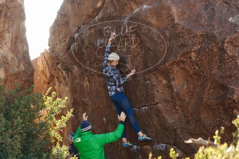 Bouldering in Hueco Tanks on 02/24/2019 with Blue Lizard Climbing and Yoga

Filename: SRM_20190224_1034580.jpg
Aperture: f/4.0
Shutter Speed: 1/500
Body: Canon EOS-1D Mark II
Lens: Canon EF 50mm f/1.8 II