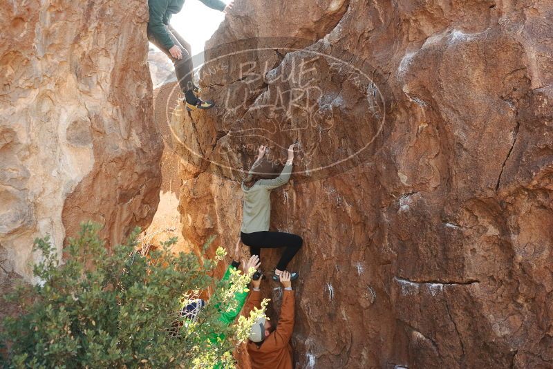 Bouldering in Hueco Tanks on 02/24/2019 with Blue Lizard Climbing and Yoga

Filename: SRM_20190224_1042480.jpg
Aperture: f/4.0
Shutter Speed: 1/400
Body: Canon EOS-1D Mark II
Lens: Canon EF 50mm f/1.8 II