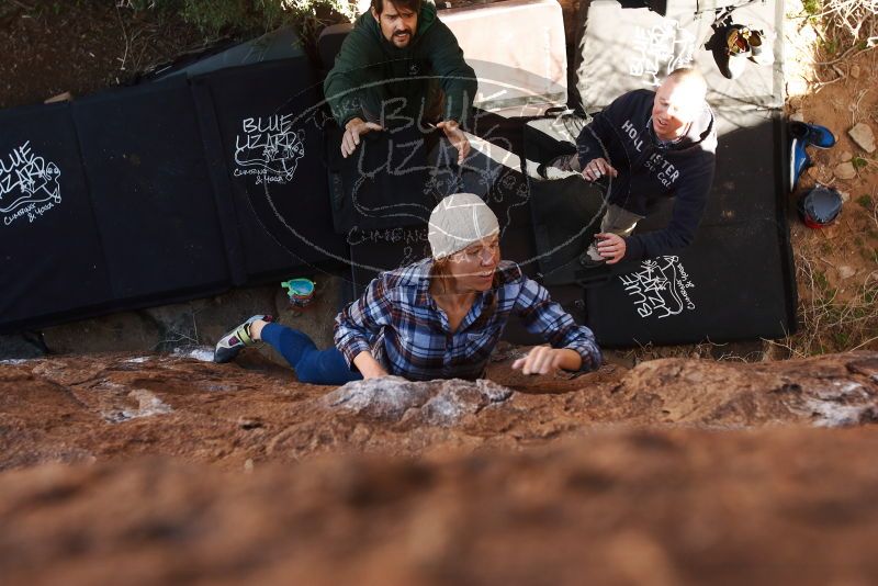 Bouldering in Hueco Tanks on 02/24/2019 with Blue Lizard Climbing and Yoga
Filename: SRM_20190224_1055030.jpg
Aperture: f/5.0
Shutter Speed: 1/250
Body: Canon EOS-1D Mark II
Lens: Canon EF 16-35mm f/2.8 L
