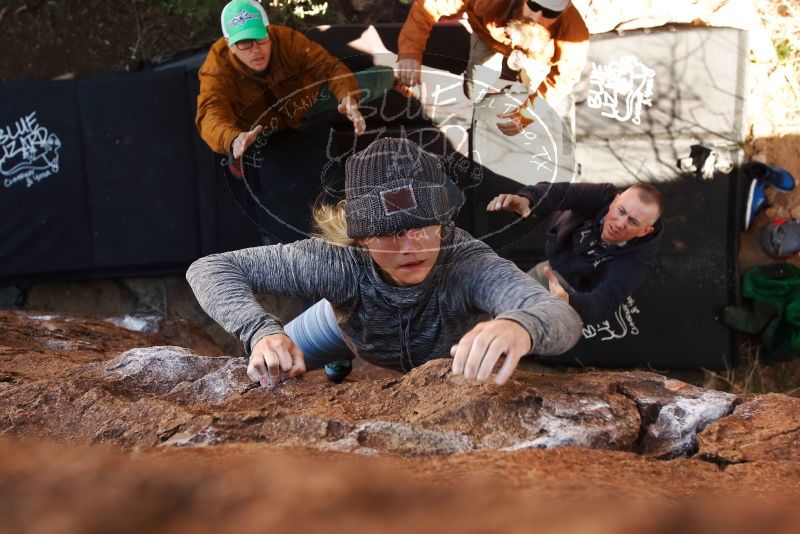 Bouldering in Hueco Tanks on 02/24/2019 with Blue Lizard Climbing and Yoga

Filename: SRM_20190224_1102471.jpg
Aperture: f/5.0
Shutter Speed: 1/250
Body: Canon EOS-1D Mark II
Lens: Canon EF 16-35mm f/2.8 L