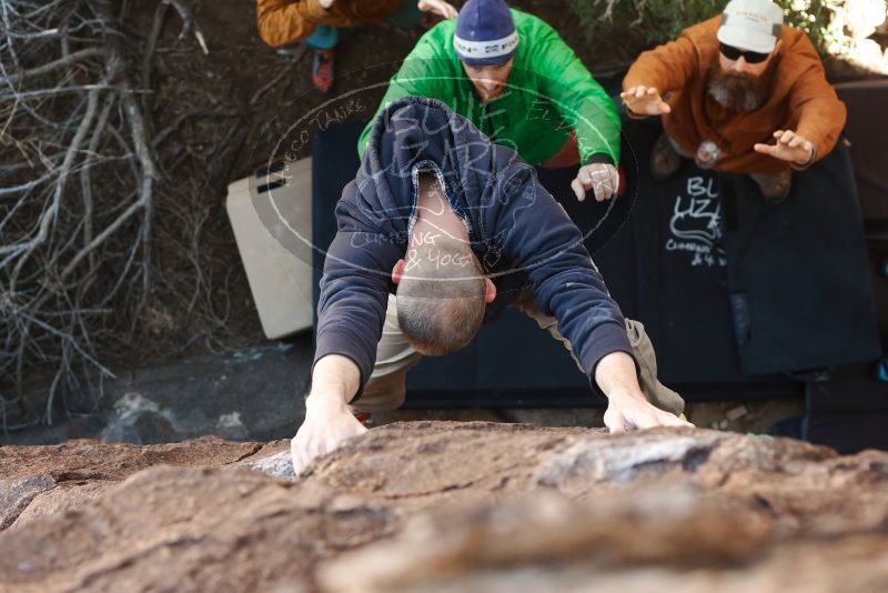 Bouldering in Hueco Tanks on 02/24/2019 with Blue Lizard Climbing and Yoga
Filename: SRM_20190224_1107210.jpg
Aperture: f/4.0
Shutter Speed: 1/320
Body: Canon EOS-1D Mark II
Lens: Canon EF 50mm f/1.8 II