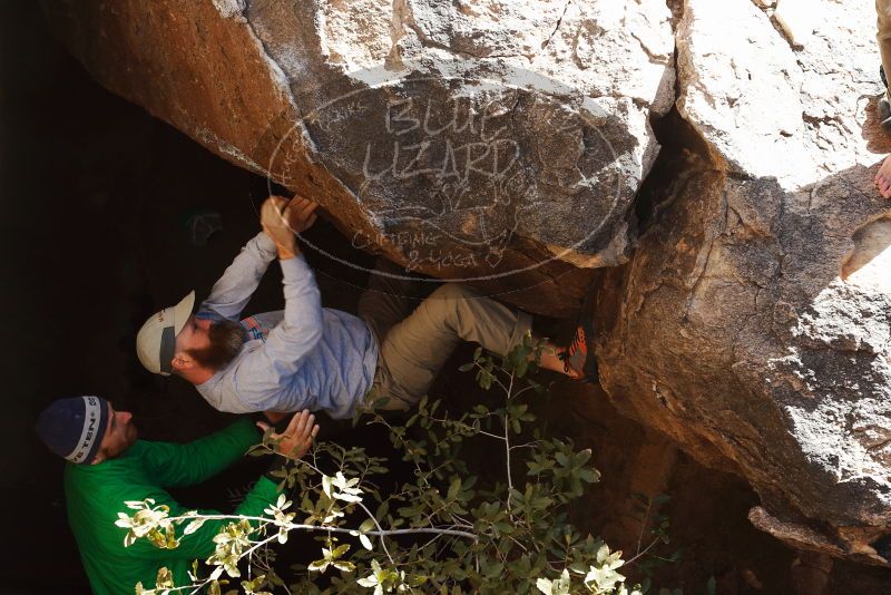 Bouldering in Hueco Tanks on 02/24/2019 with Blue Lizard Climbing and Yoga

Filename: SRM_20190224_1127240.jpg
Aperture: f/5.6
Shutter Speed: 1/320
Body: Canon EOS-1D Mark II
Lens: Canon EF 50mm f/1.8 II