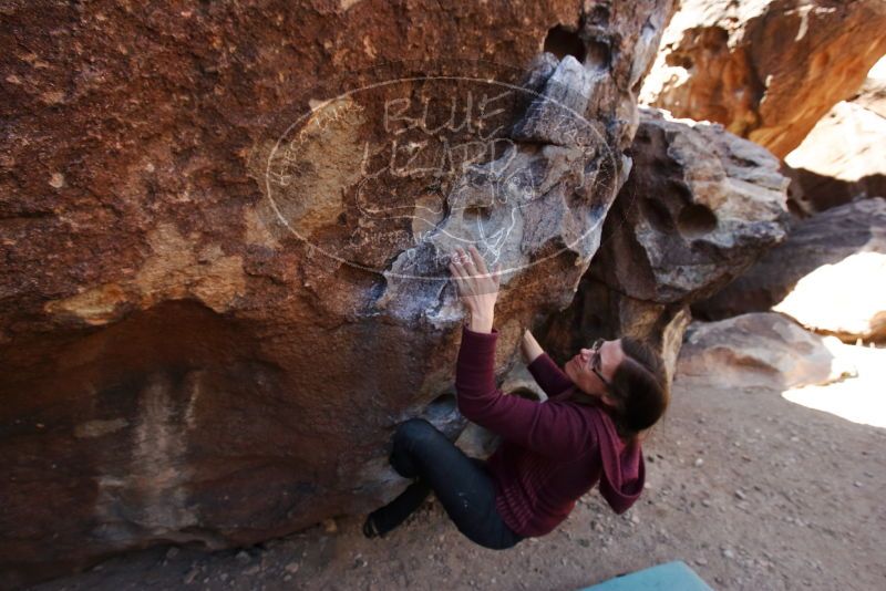 Bouldering in Hueco Tanks on 02/24/2019 with Blue Lizard Climbing and Yoga

Filename: SRM_20190224_1220330.jpg
Aperture: f/5.6
Shutter Speed: 1/400
Body: Canon EOS-1D Mark II
Lens: Canon EF 16-35mm f/2.8 L