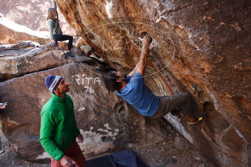 Bouldering in Hueco Tanks on 02/24/2019 with Blue Lizard Climbing and Yoga
Filename: SRM_20190224_1328540.jpg
Aperture: f/4.0
Shutter Speed: 1/500
Body: Canon EOS-1D Mark II
Lens: Canon EF 16-35mm f/2.8 L