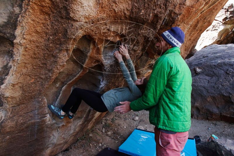 Bouldering in Hueco Tanks on 02/24/2019 with Blue Lizard Climbing and Yoga
Filename: SRM_20190224_1333080.jpg
Aperture: f/5.0
Shutter Speed: 1/250
Body: Canon EOS-1D Mark II
Lens: Canon EF 16-35mm f/2.8 L