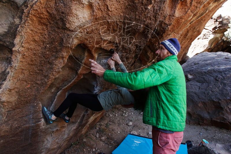 Bouldering in Hueco Tanks on 02/24/2019 with Blue Lizard Climbing and Yoga
Filename: SRM_20190224_1333090.jpg
Aperture: f/5.0
Shutter Speed: 1/320
Body: Canon EOS-1D Mark II
Lens: Canon EF 16-35mm f/2.8 L