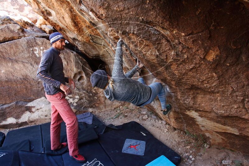 Bouldering in Hueco Tanks on 02/24/2019 with Blue Lizard Climbing and Yoga

Filename: SRM_20190224_1346451.jpg
Aperture: f/5.0
Shutter Speed: 1/160
Body: Canon EOS-1D Mark II
Lens: Canon EF 16-35mm f/2.8 L