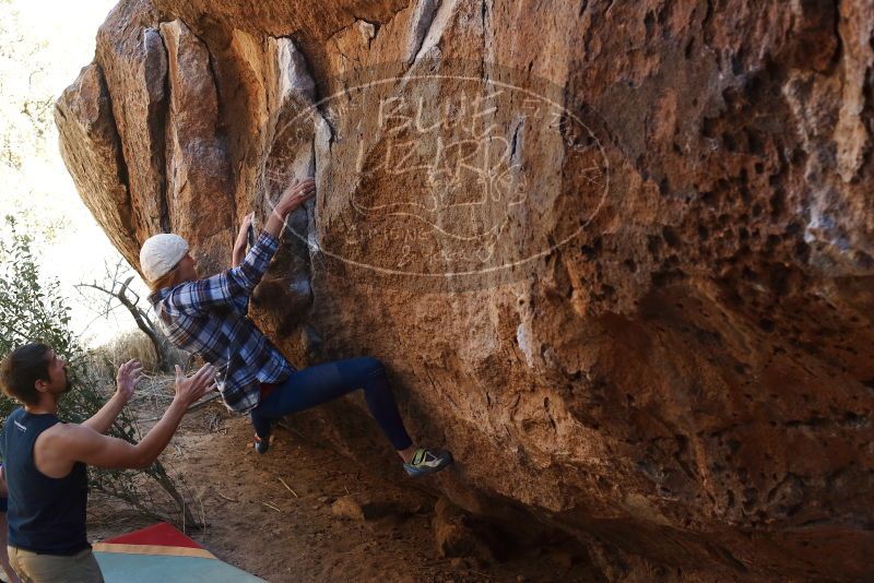 Bouldering in Hueco Tanks on 02/24/2019 with Blue Lizard Climbing and Yoga
Filename: SRM_20190224_1543460.jpg
Aperture: f/4.0
Shutter Speed: 1/320
Body: Canon EOS-1D Mark II
Lens: Canon EF 50mm f/1.8 II