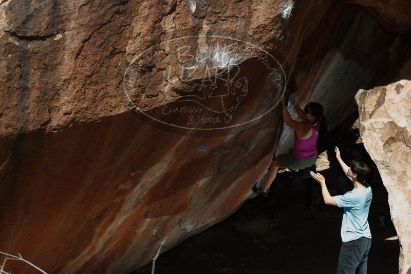 Bouldering in Hueco Tanks on 03/01/2019 with Blue Lizard Climbing and Yoga

Filename: SRM_20190301_1210120.jpg
Aperture: f/5.0
Shutter Speed: 1/250
Body: Canon EOS-1D Mark II
Lens: Canon EF 50mm f/1.8 II
