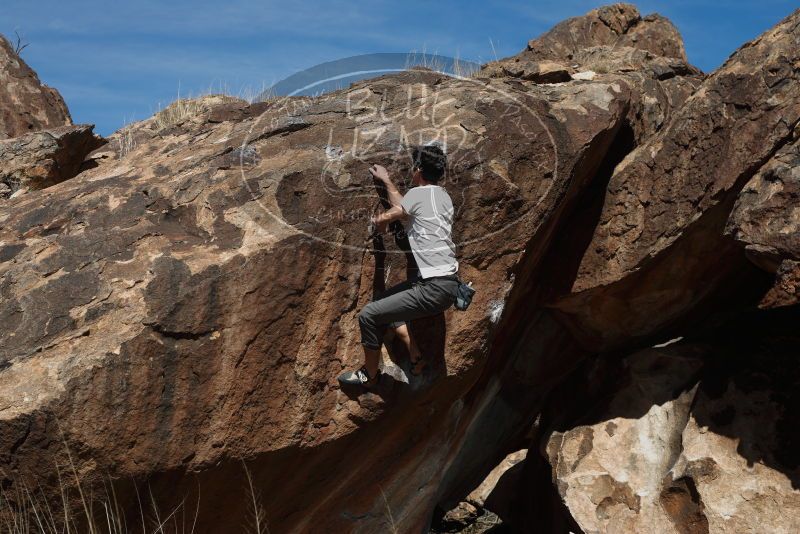 Bouldering in Hueco Tanks on 03/01/2019 with Blue Lizard Climbing and Yoga
Filename: SRM_20190301_1213440.jpg
Aperture: f/5.6
Shutter Speed: 1/250
Body: Canon EOS-1D Mark II
Lens: Canon EF 50mm f/1.8 II