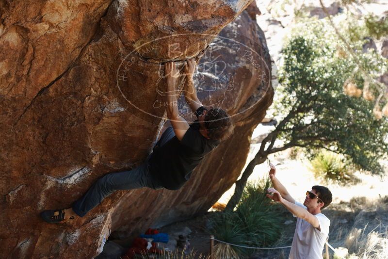 Bouldering in Hueco Tanks on 03/01/2019 with Blue Lizard Climbing and Yoga
Filename: SRM_20190301_1339360.jpg
Aperture: f/3.5
Shutter Speed: 1/250
Body: Canon EOS-1D Mark II
Lens: Canon EF 50mm f/1.8 II