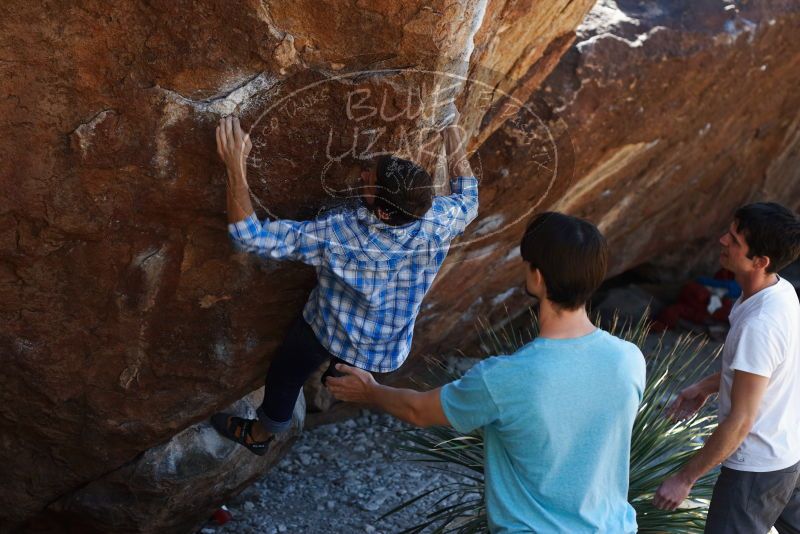 Bouldering in Hueco Tanks on 03/01/2019 with Blue Lizard Climbing and Yoga
Filename: SRM_20190301_1344150.jpg
Aperture: f/3.5
Shutter Speed: 1/250
Body: Canon EOS-1D Mark II
Lens: Canon EF 50mm f/1.8 II