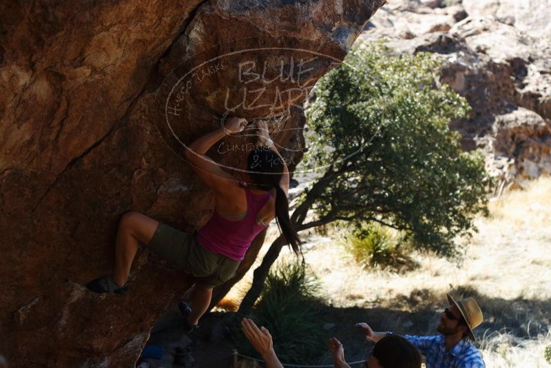 Bouldering in Hueco Tanks on 03/01/2019 with Blue Lizard Climbing and Yoga
Filename: SRM_20190301_1351520.jpg
Aperture: f/3.5
Shutter Speed: 1/500
Body: Canon EOS-1D Mark II
Lens: Canon EF 50mm f/1.8 II