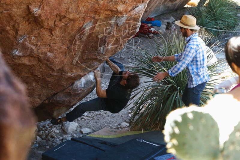 Bouldering in Hueco Tanks on 03/01/2019 with Blue Lizard Climbing and Yoga

Filename: SRM_20190301_1353370.jpg
Aperture: f/3.5
Shutter Speed: 1/100
Body: Canon EOS-1D Mark II
Lens: Canon EF 50mm f/1.8 II