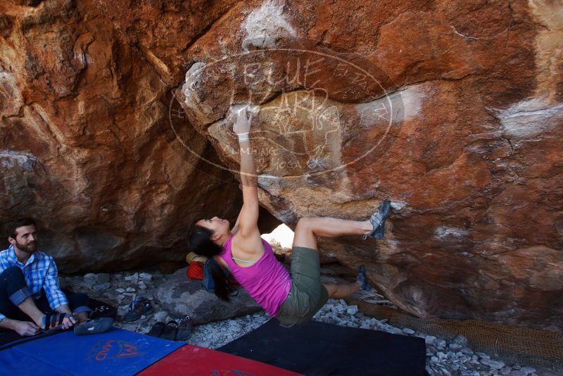 Bouldering in Hueco Tanks on 03/01/2019 with Blue Lizard Climbing and Yoga

Filename: SRM_20190301_1443110.jpg
Aperture: f/5.0
Shutter Speed: 1/200
Body: Canon EOS-1D Mark II
Lens: Canon EF 16-35mm f/2.8 L