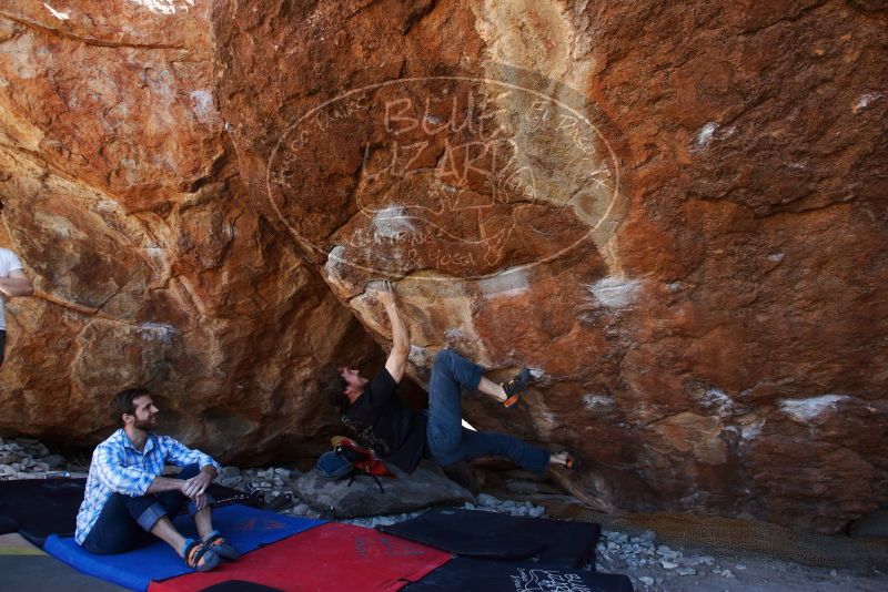 Bouldering in Hueco Tanks on 03/01/2019 with Blue Lizard Climbing and Yoga

Filename: SRM_20190301_1505090.jpg
Aperture: f/5.0
Shutter Speed: 1/250
Body: Canon EOS-1D Mark II
Lens: Canon EF 16-35mm f/2.8 L