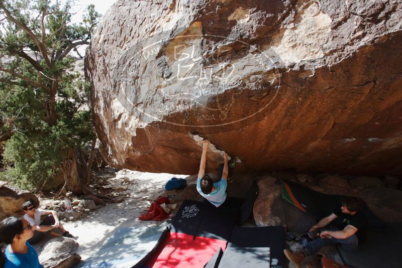 Bouldering in Hueco Tanks on 03/01/2019 with Blue Lizard Climbing and Yoga
Filename: SRM_20190301_1537450.jpg
Aperture: f/5.6
Shutter Speed: 1/500
Body: Canon EOS-1D Mark II
Lens: Canon EF 16-35mm f/2.8 L